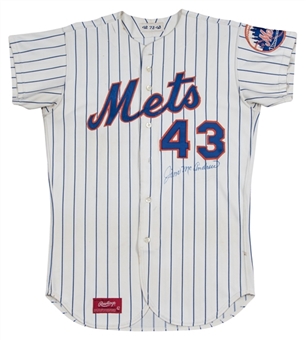 1973 Jim McAndrew Game Used and Signed New York Mets Home Jersey (JSA)
